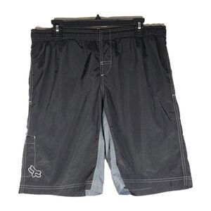 Fox Racing Shorts Men's 34 Black Linerless Performance Athletic Cycling Shorts